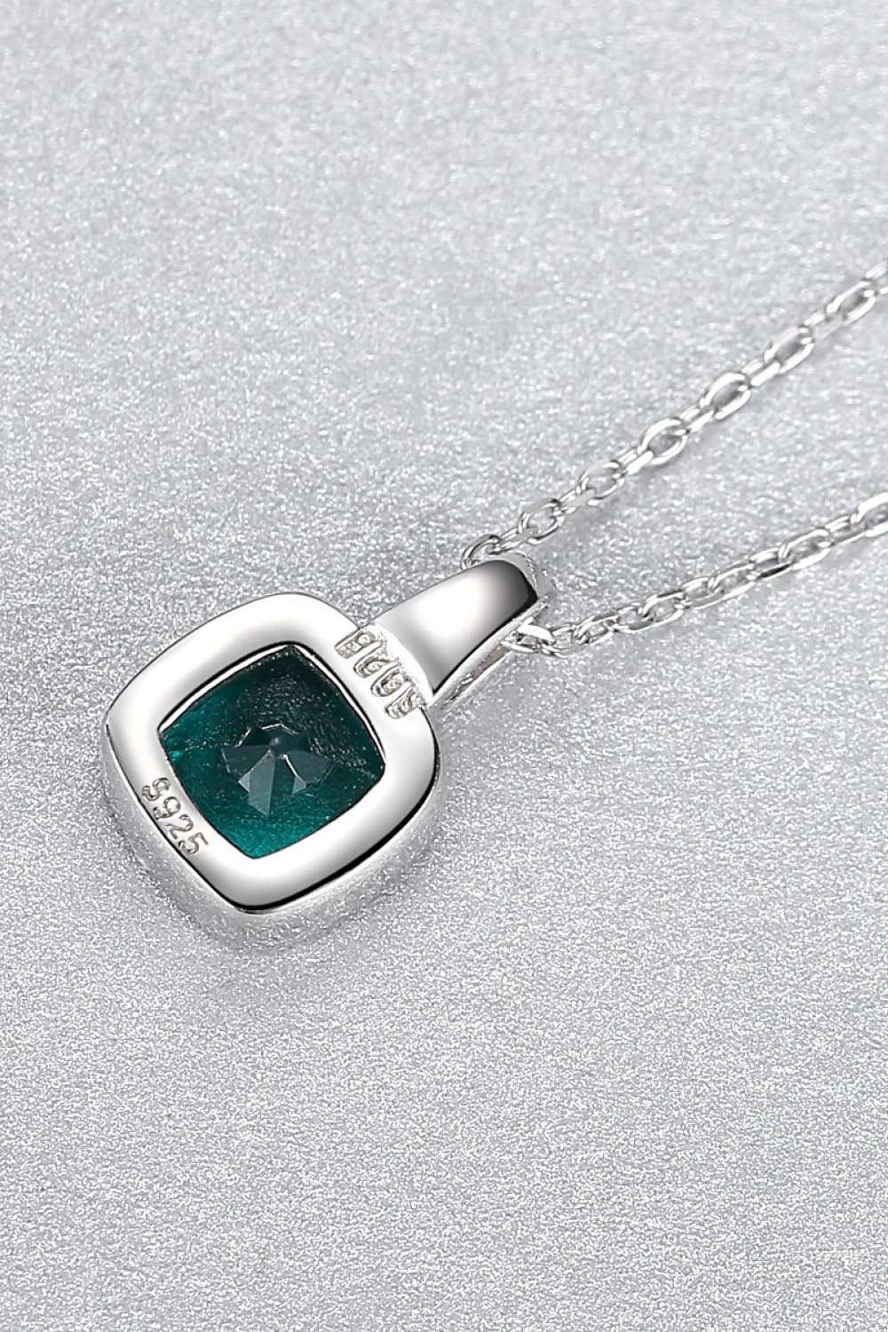 Zircon Pendant 925 Sterling Silver Necklace